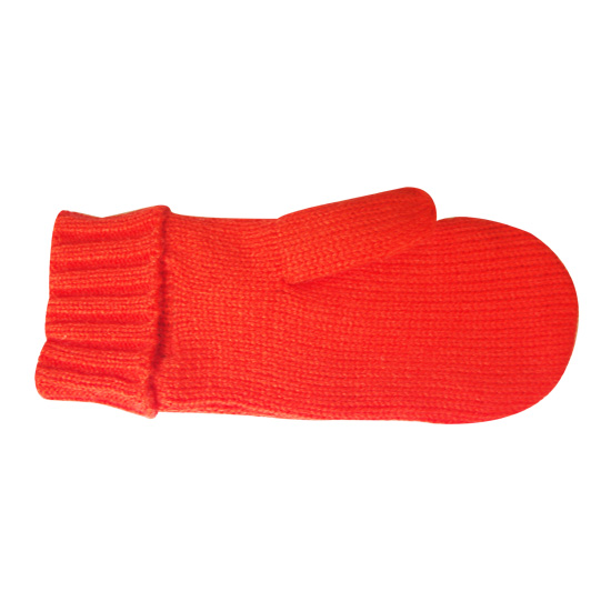 Red fleece gloves mittens for Couples