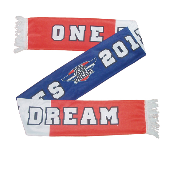 custom polyester football fans scarf for sports