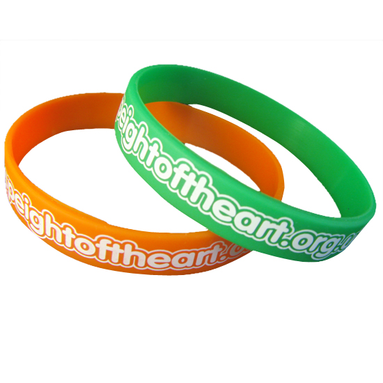 New Amazing custom logo silicone wristband with good qualit